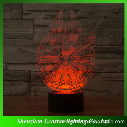 Personalized Shape 3D Illusion LED Lamp Manufacturer